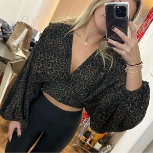 Cheetah Long Sleeve Top